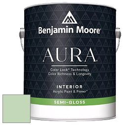 Benjamin Moore Aura 528 Waterborne Interior Semi-gloss Finish краска цвет NCS S 1020-G20Y 