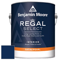 Benjamin Moore 550 Regal Select Waterborne Interior Pearl Finish краска цвет RAL 5026 