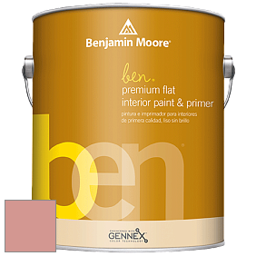 Benjamin Moore Ben W625 Premium Interior Latex Flat краска цвет 2089-40 Tomato Cream Sauce