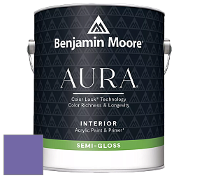 Benjamin Moore Aura 528 Waterborne Interior Semi-gloss Finish краска цвет NCS S 3050-R60B 