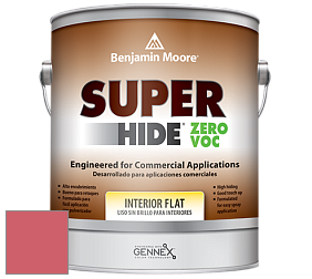 Benjamin Moore 355 Super Hide Zero Voc Interior Flat краска цвет 1313 Milano Red