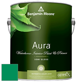 Benjamin Moore Aura 528 Waterborne Interior Semi-gloss Finish краска цвет NCS S 2565-G 