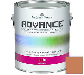 Краска Benjamin Moore 792. Advance Interior Paint-Satin эмаль цвет 112 Peach Brandy