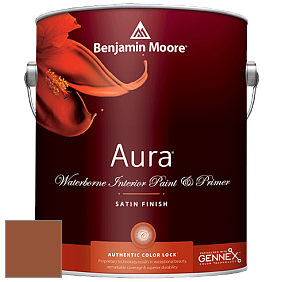 Benjamin Moore Aura 526 Waterborne Interior Satin Finish покрытие цвет NCS S 4550-Y50R 