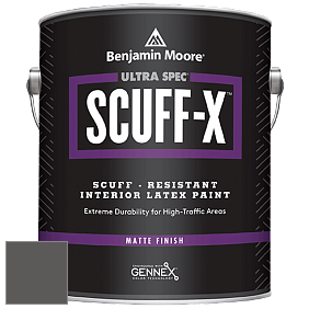 Benjamin Moore 484 Ultra Spec SCUFF-X Interior Matte Finish краска цвет 2134-30 Iron Mountain