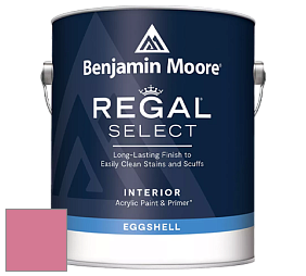 Benjamin Moore 549 Regal Select Waterborne Interior Eggshell Finish краска цвет 2004-40 Pink Starburst