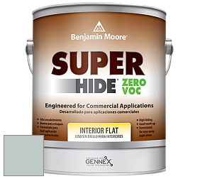 Benjamin Moore 355 Super Hide Zero Voc Interior Flat краска цвет 2122-40 Smoke