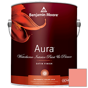 Краска Aura Waterborne Interior Satin Finish (526) цвет 004 Pink Polka Dot