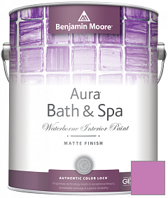 Краска Benjamin Moore Aura Bath & Spa Interior Paint Matte Finish (532) цвет 2076-40 Raspberry Mousse