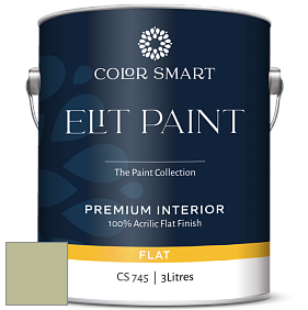 COLOR SMART CS 745 ELIT PAINT глубокоматовая моющаяся краска цвет NCS S 2020-G50Y 