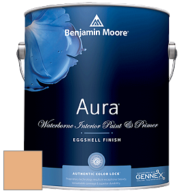 Benjamin Moore Aura 524 Waterborne Interior Eggshell Finish краска цвет 2157-40 Beeswax