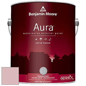 Benjamin Moore Aura 631 Waterborne Exterior Satin Finish краска цвет 2093-50 Camellia Pink