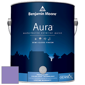Benjamin Moore Aura 632 Waterborne Exterior Semi-Gloss Finish краска цвет 2071-40 Crocus Petal Purple
