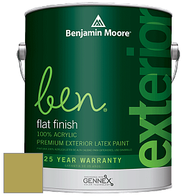 Benjamin Moore Ben 541 Waterborne Exterior Flat Finish краска цвет AF-430 