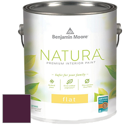 Benjamin Moore 512 Natura Interior Flat Finish матовая краска цвет RAL 4007 