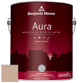 Benjamin Moore Aura 631 Waterborne Exterior Satin Finish краска цвет 1082 Cream Soda