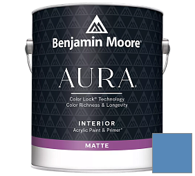 Краска Benjamin Moore Aura Interior Paint - Matte (522) цвет 818 Watertown