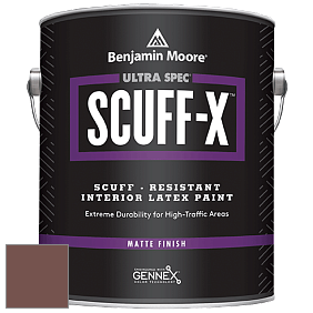 Benjamin Moore 484 Ultra Spec SCUFF-X Interior Matte Finish краска цвет 2103-30 Peatmoss