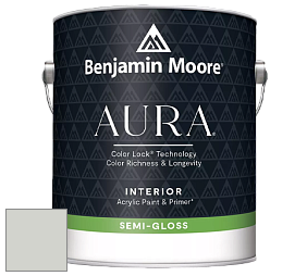 Benjamin Moore Aura 528 Waterborne Interior Semi-gloss Finish краска цвет NCS S 1502-G50Y 