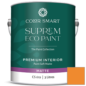 Краска COLOR SMART CS 619 SUPREM ECO PAINT матовая краска цвет 2017-20 Sharp Cheddar