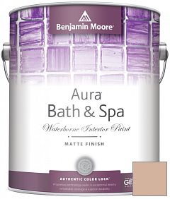 Краска Benjamin Moore Aura Bath & Spa Interior Paint Matte Finish (532) цвет AC-10 BM AC-10