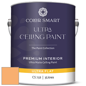 COLOR SMART CS 758 ULTRA CEILING PAINT ультраматовая краска цвет 2016-40 Marmalade