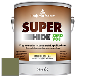 Benjamin Moore 355 Super Hide Zero Voc Interior Flat краска цвет NCS S 5030-G50Y 