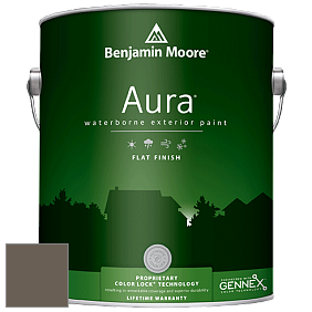 Benjamin Moore Aura 629 Waterborne Exterior Flat Finish краска цвет 2137-30 Durango