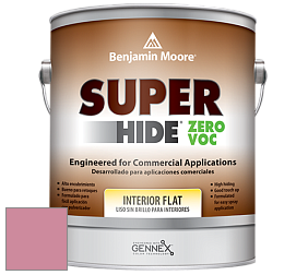 Benjamin Moore 355 Super Hide Zero Voc Interior Flat краска цвет 2081-40 Pink Blossom