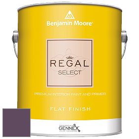 Benjamin Moore 547 Regal Select Waterborne Interior Flat Finish краска цвет 2073-20 Autumn Purple
