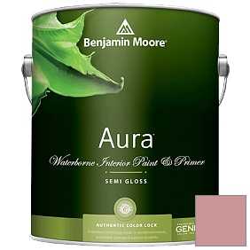 Краска Aura Waterborne Interior Semi-gloss Finish (528) цвет 2091-50 Rosy Tan