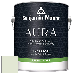 Benjamin Moore Aura 528 Waterborne Interior Semi-gloss Finish краска цвет 854 Sleeping Angel