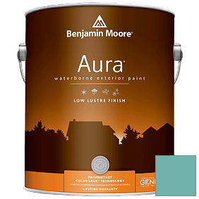 Краска Aura Waterborne Exterior Low Lustre Finish (634) цвет 670 Gulf Stream