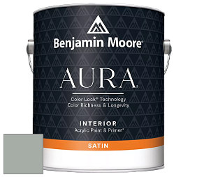 Benjamin Moore Aura 526 Waterborne Interior Satin Finish покрытие цвет NCS S 3005-G 