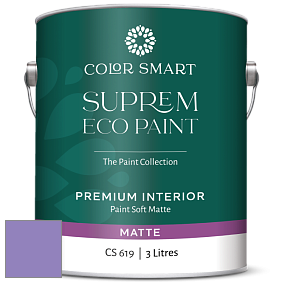 COLOR SMART CS 619 SUPREM ECO PAINT матовая краска цвет 2071-40 Crocus Petal Purple