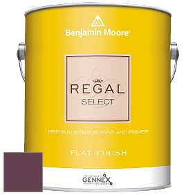 Benjamin Moore 547 Regal Select Waterborne Interior Flat Finish краска цвет 2075-10 Dark Burgundy