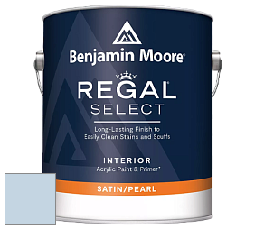 Benjamin Moore 550 Regal Select Waterborne Interior Pearl Finish краска цвет 820 Misty Blue