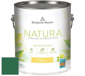 Benjamin Moore 512 Natura Interior Flat Finish матовая краска цвет 2039-10 Deep Green
