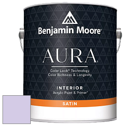 Benjamin Moore Aura 526 Waterborne Interior Satin Finish покрытие цвет 2071-60 Lily Lavender