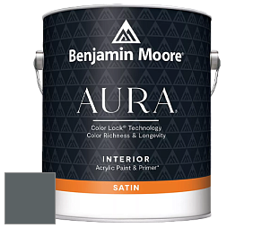 Benjamin Moore Aura 526 Waterborne Interior Satin Finish покрытие цвет NCS S 7005-B20G 