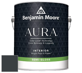 Benjamin Moore Aura 528 Waterborne Interior Semi-gloss Finish краска цвет NCS S 8505-B 