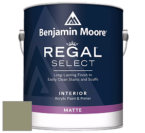 Benjamin Moore 548 IRegal Select Interior Paint - Matte краска цвет RAL 7034 