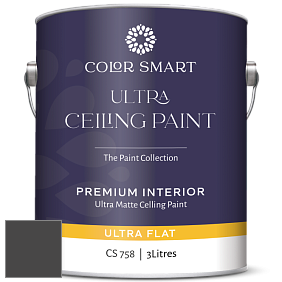 COLOR SMART CS 758 ULTRA CEILING PAINT ультраматовая краска цвет NCS S 8500-N 