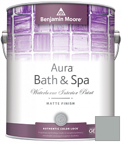 Краска Benjamin Moore Aura Bath & Spa Interior Paint Matte Finish (532) цвет HC-165 BM HC-165