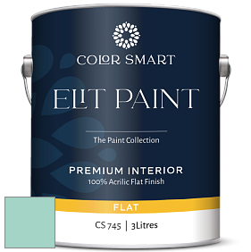 COLOR SMART CS 745 ELIT PAINT глубокоматовая моющаяся краска цвет 2041-50 Sea Mist Green