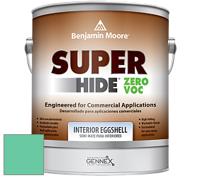Benjamin Moore 357 Super Hide Zero Voc Interior Eggshell краска цвет 2039-40 Teal Blast