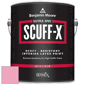 Benjamin Moore 486 Ultra Spec SCUFF-X Interior Satin Finish краска цвет 2003-50 Coral Pink