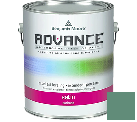 Краска Benjamin Moore 792. Advance Interior Paint-Satin эмаль цвет 642 Palm Trees
