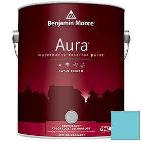Краска Aura Waterborne Exterior Satin Finish (631) цвет 767 Graceful Sea