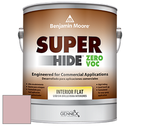Benjamin Moore 355 Super Hide Zero Voc Interior Flat краска цвет 1255 Pink Panther